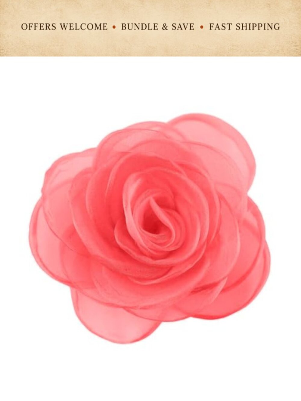 Alloy Rose Flower Brooch and Hair Clip Set for Women
